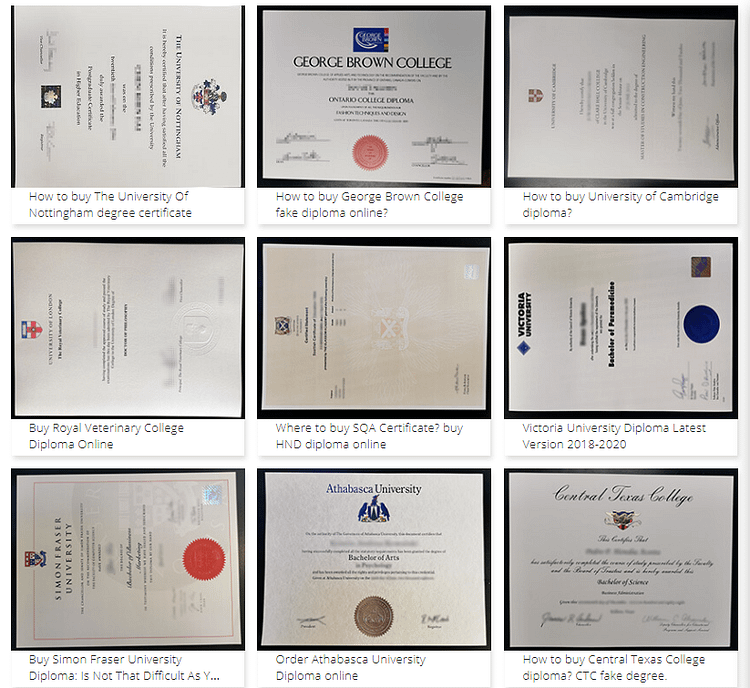 Real and Fake Diploma