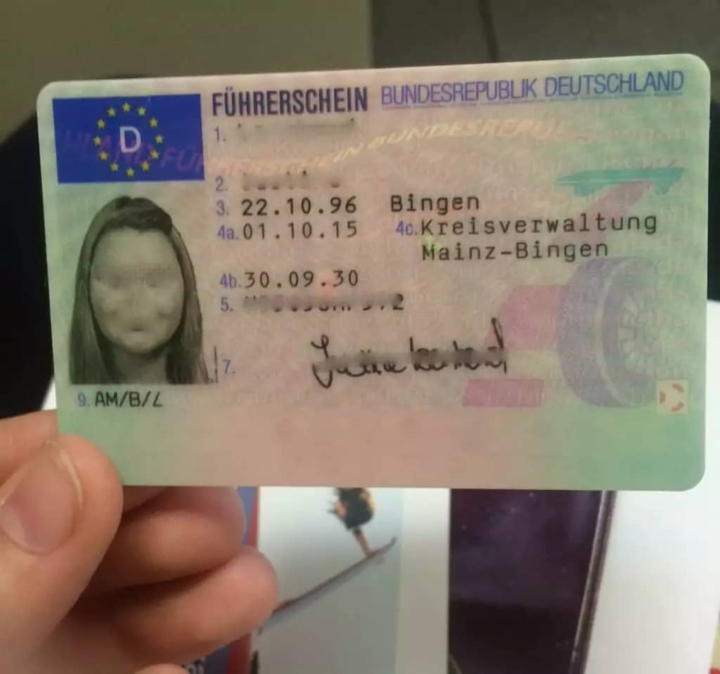 Buy German driver’s license
